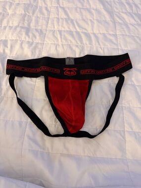 Nasty Pig Red & Black Athletic Jockstrap